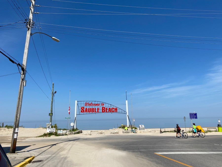 Sauble Beach Sign